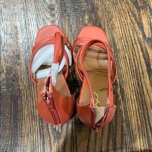 Strappy block heels